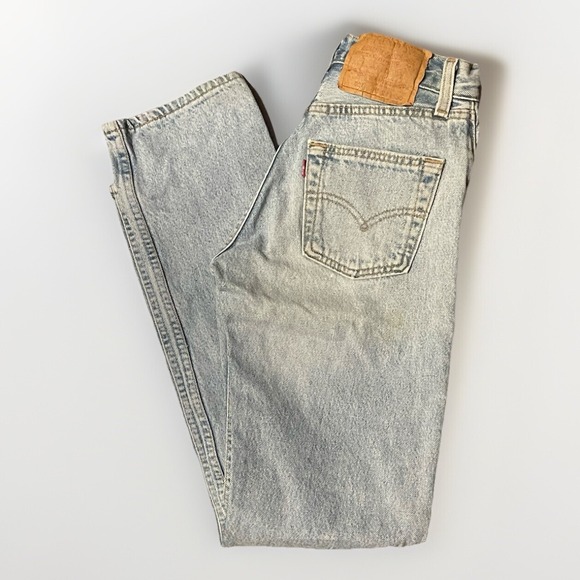 VTG 90's Levi's 501 Denim Jeans Straight Leg USA‎  24x30  (23) - Picture 1 of 9